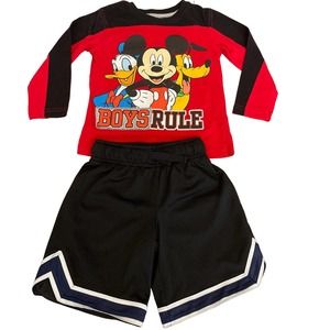 Disney and OshKosh Boys Outfit Sz 5T gently used